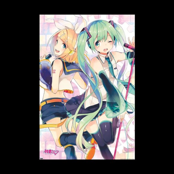 Hatsune Miku Poster RP23297 - Vibrant Anime Vocaloid Artwork - 22.375" x 34" -* - Picture 2 of 2